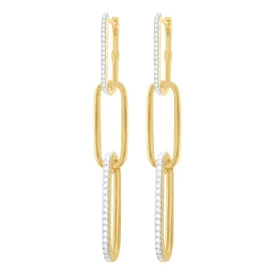 14K GOLD DIAMOND ALANA EARRINGS