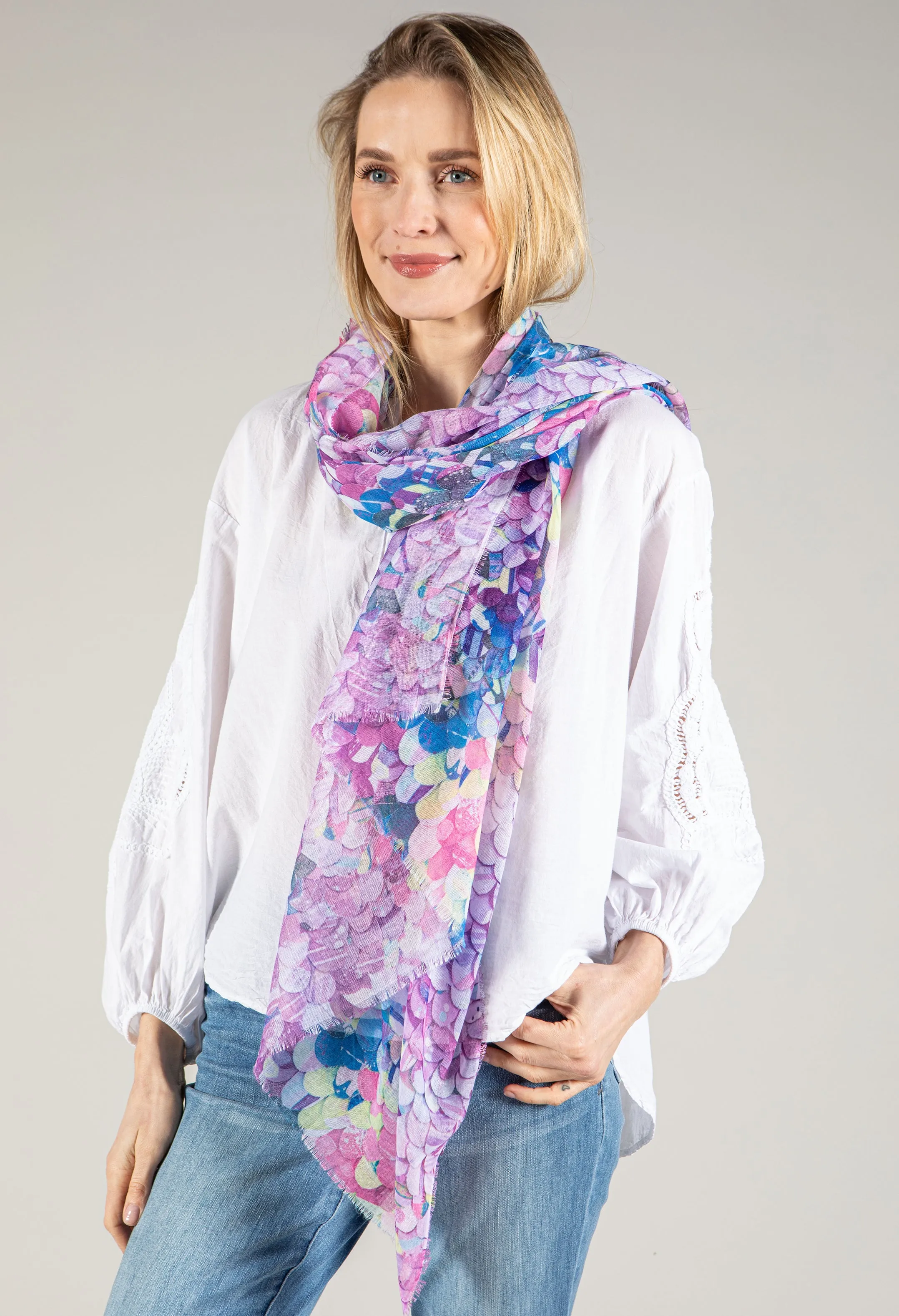 Abstract Print Scarf