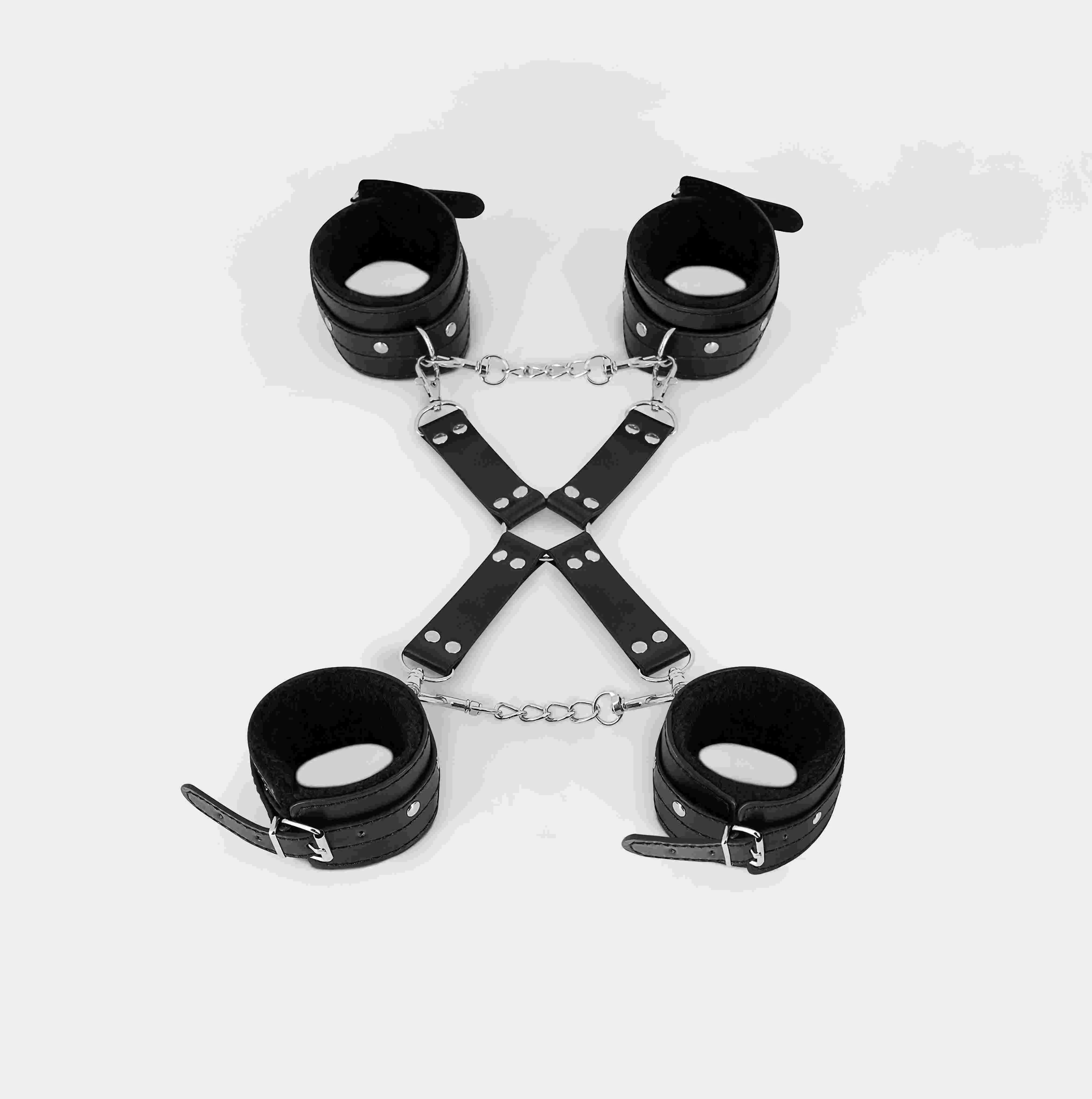 All 4's Fuzzy Cuff Set from Male Power