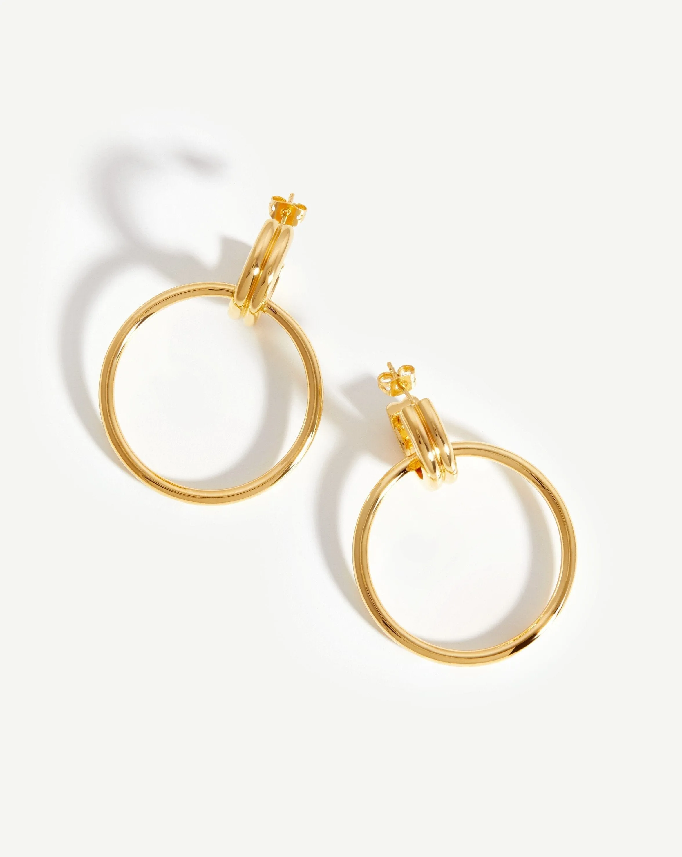 Ancien Chandelier Hoop Earrings | 18ct Gold Plated