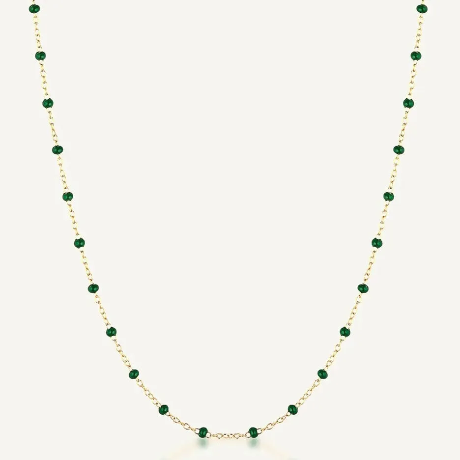 Avant Studio Tibi Necklace, Emerald