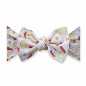 Baby Bling Bows PRINTED KNOT--Good Mornin'