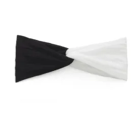 Baby Bling Bows TWIST--Black-White