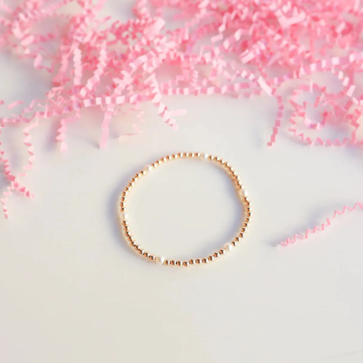 Beaded Blondes | Madi Beaded Bracelet in Gold