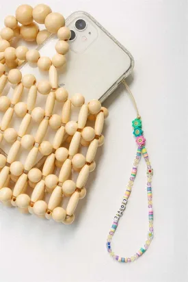 Beaded Phone Charm - Multi