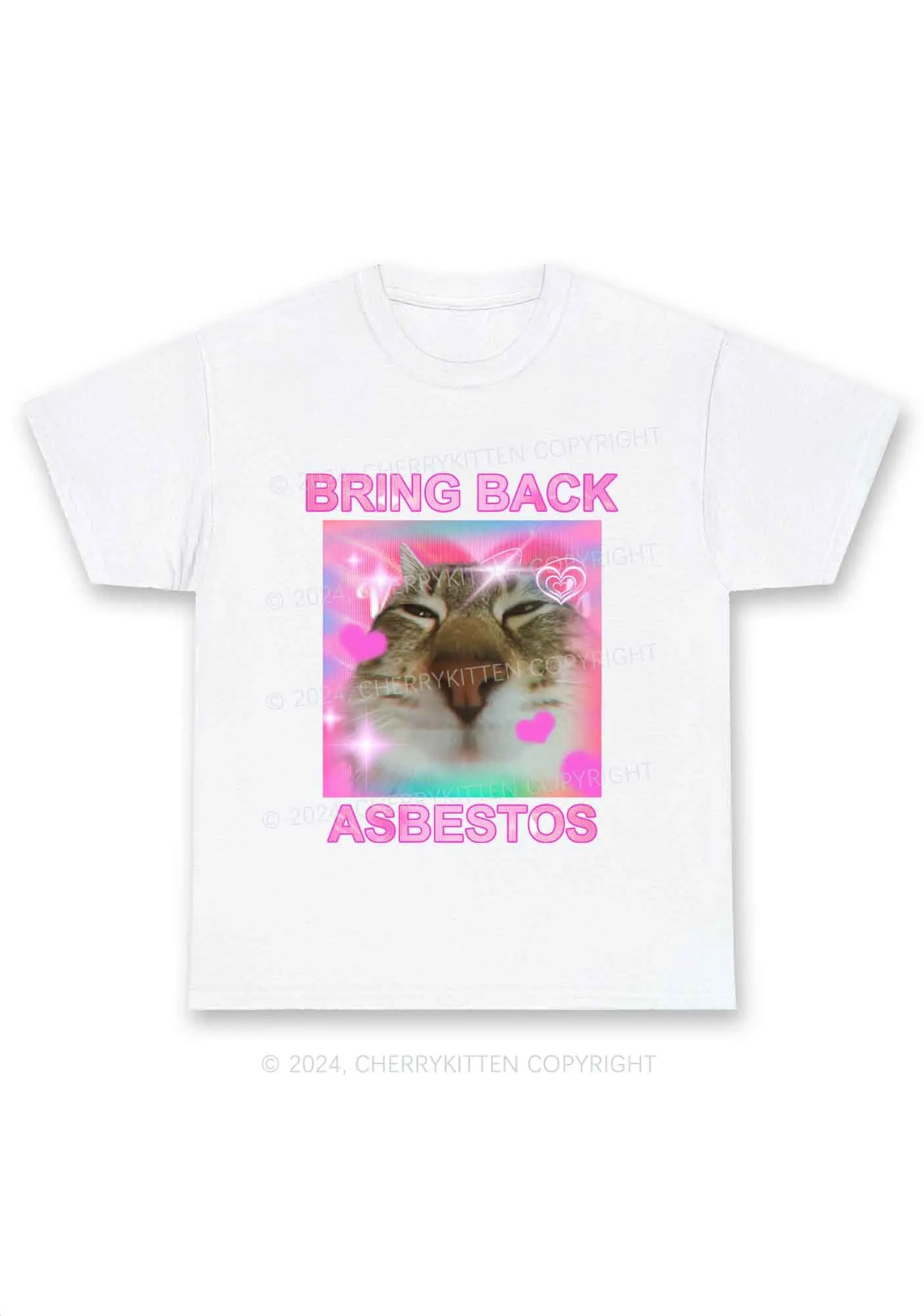 Bring Back Asbestos Y2K Chunky Shirt Cherrykitten