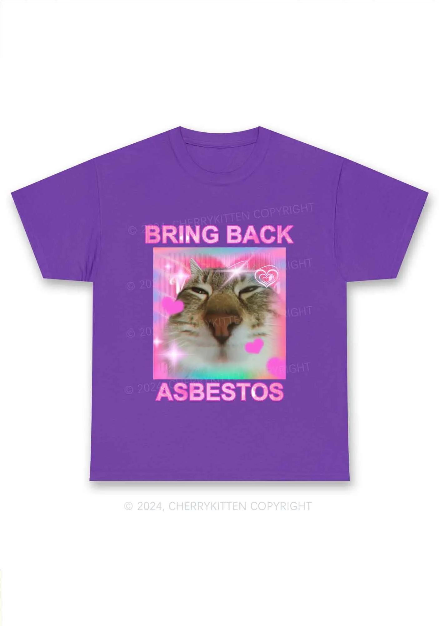 Bring Back Asbestos Y2K Chunky Shirt Cherrykitten