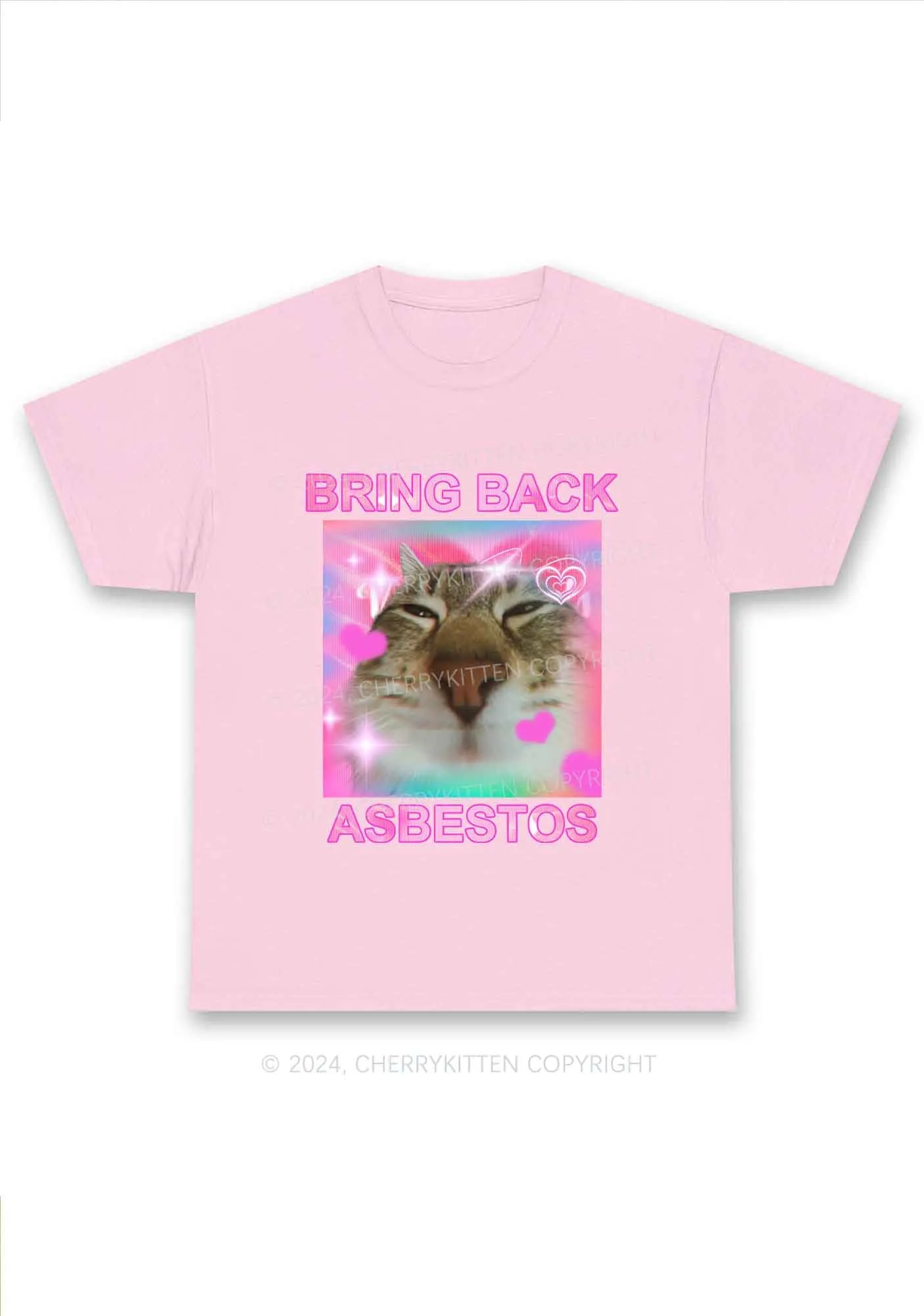 Bring Back Asbestos Y2K Chunky Shirt Cherrykitten