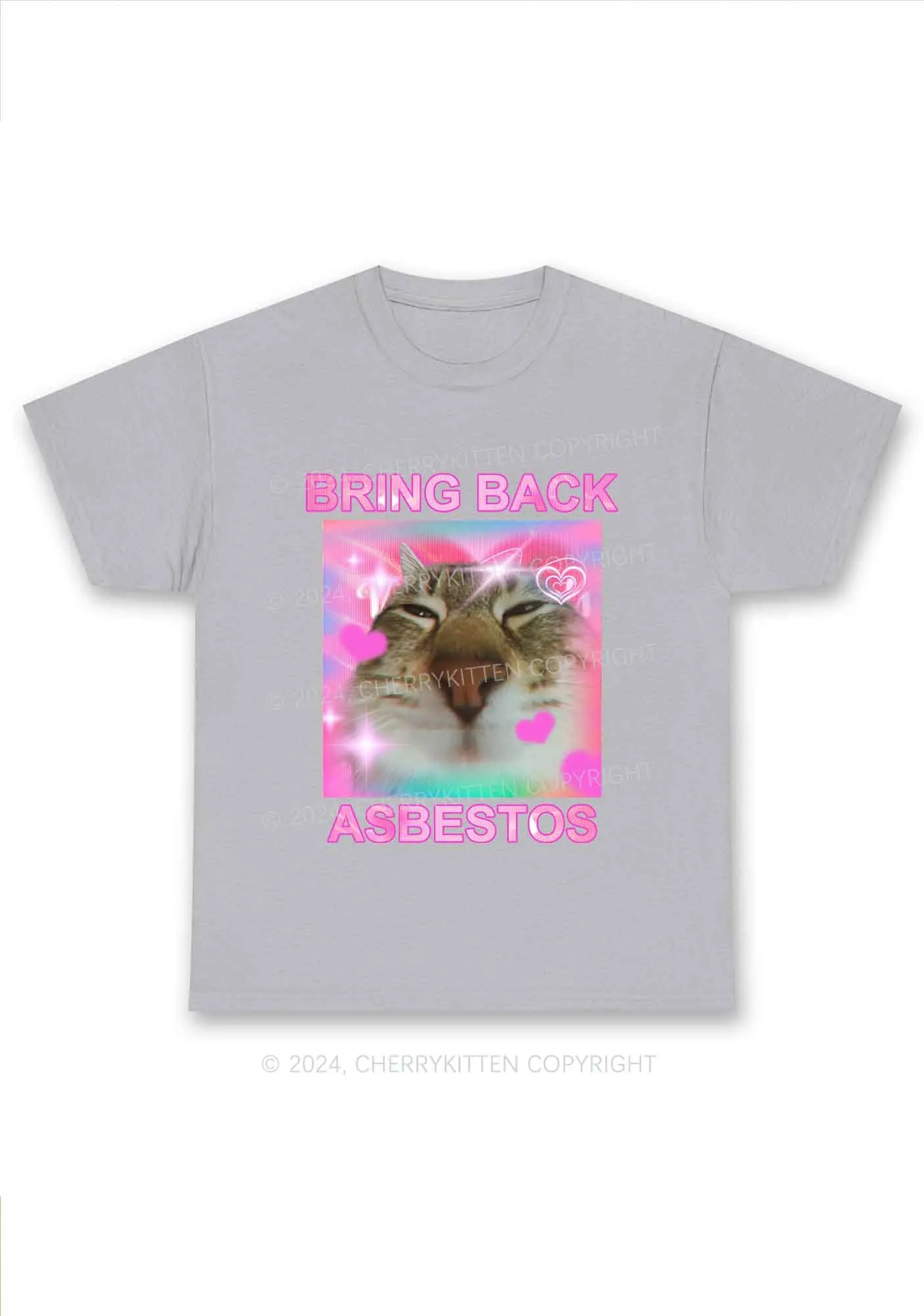 Bring Back Asbestos Y2K Chunky Shirt Cherrykitten