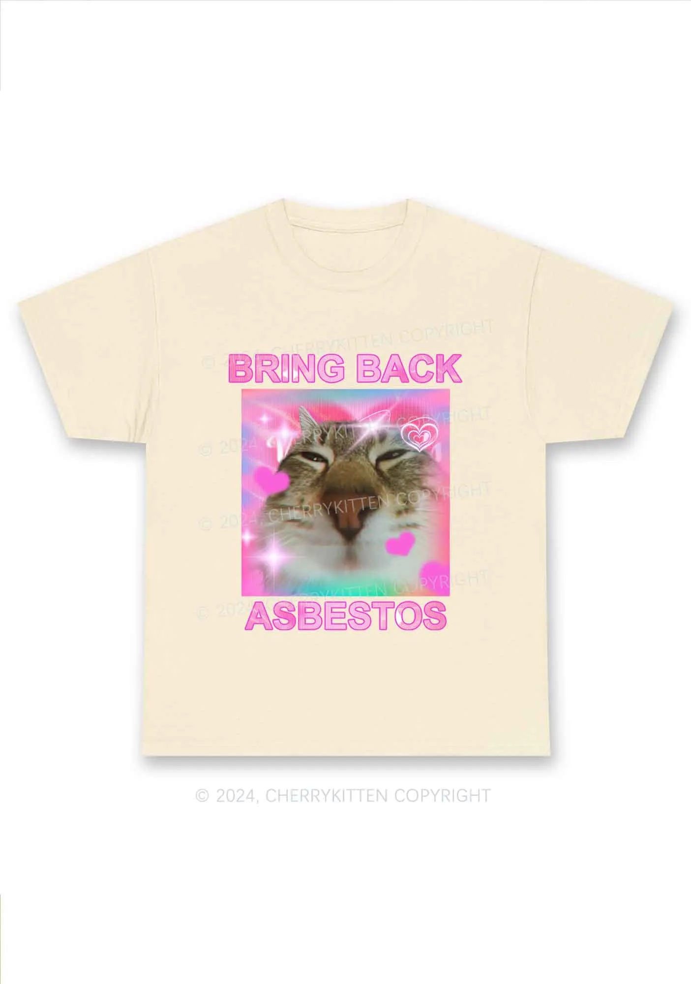 Bring Back Asbestos Y2K Chunky Shirt Cherrykitten