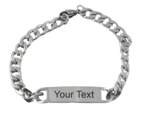 Chunky Personalized ID Bracelet