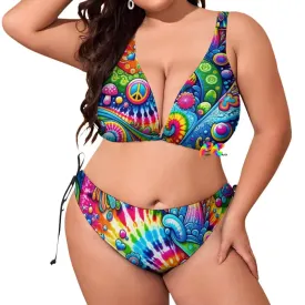 Hippie Harmony Rave Plus Size Bikini