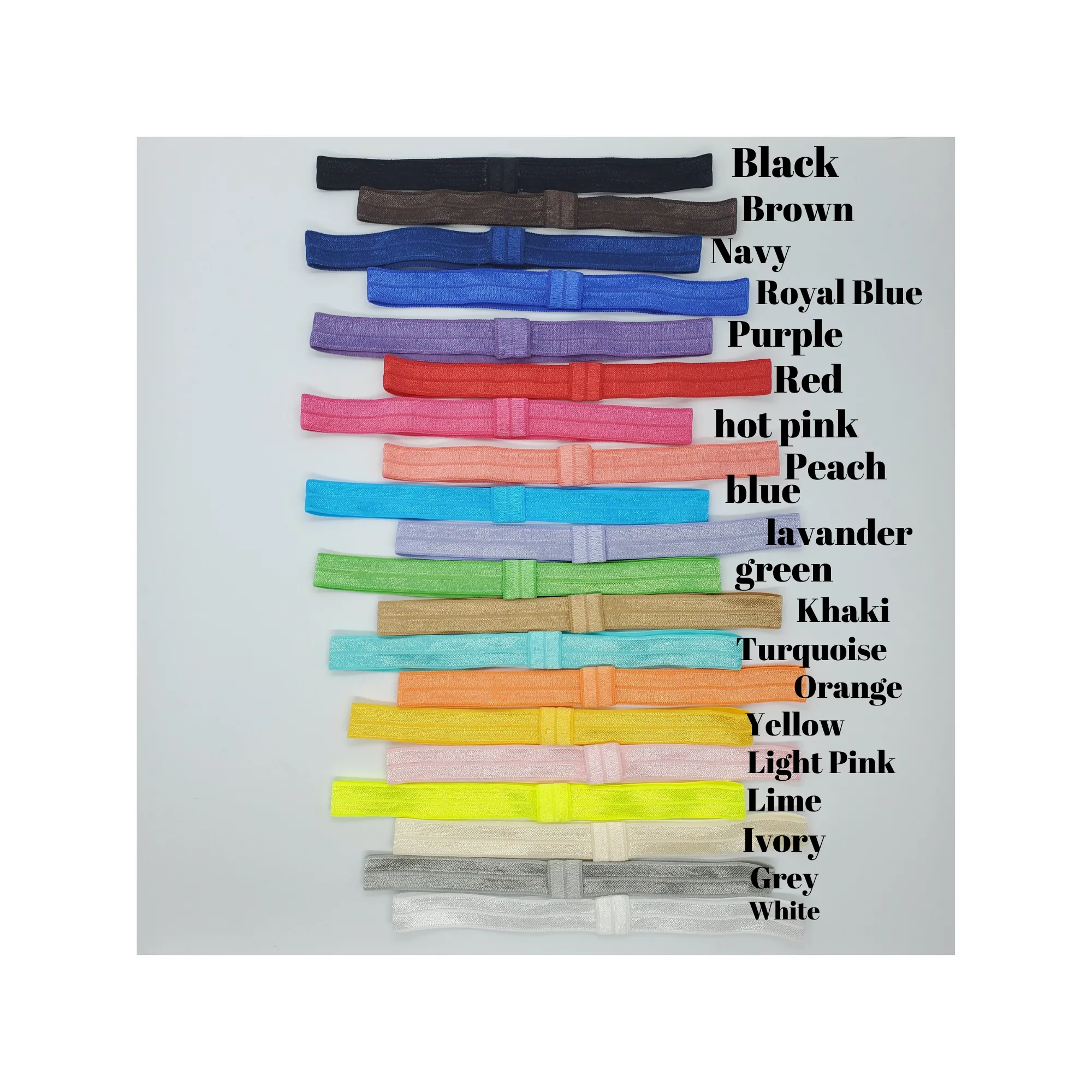 Interchangeable elastic Headbands