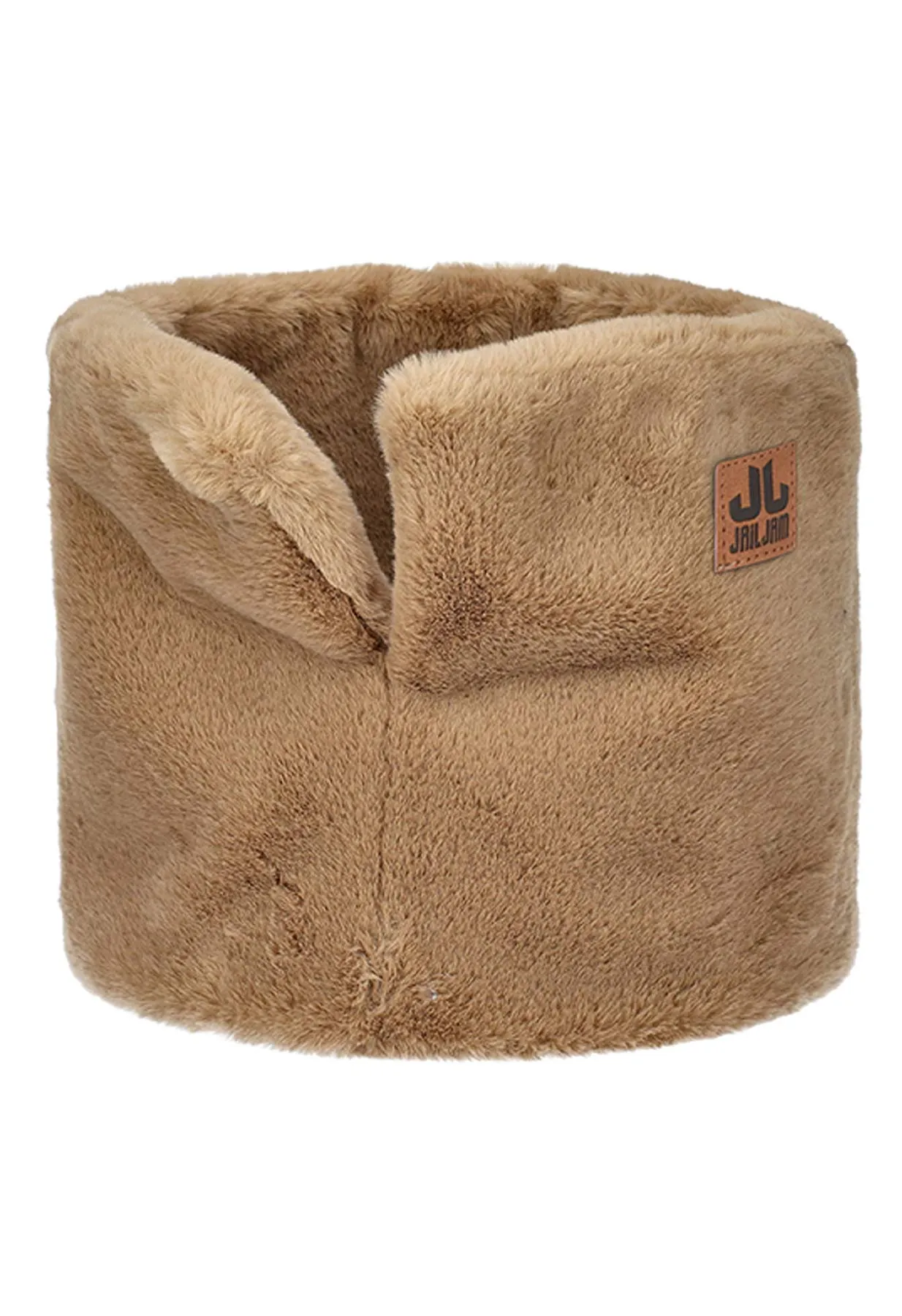 JJ Harbour Faux Fur Loop Scarf in Beige