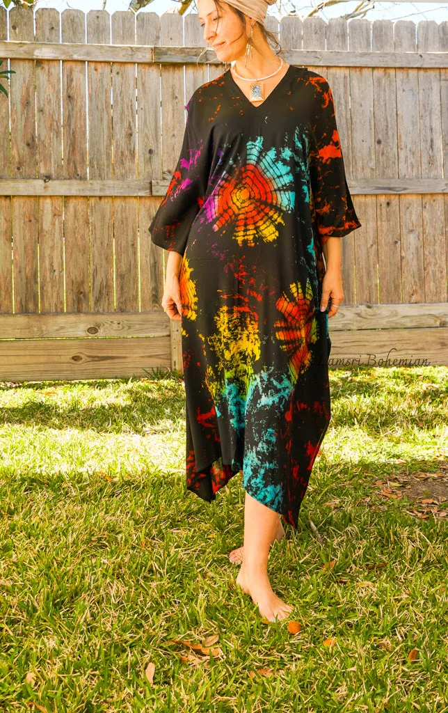 K0399- Hand Dyed Kaftan Dress