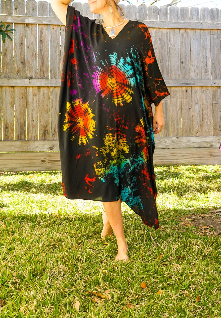 K0399- Hand Dyed Kaftan Dress