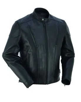 LANE SPLITTER PERFORMANCE MENS LEATHER CAFE JACKET