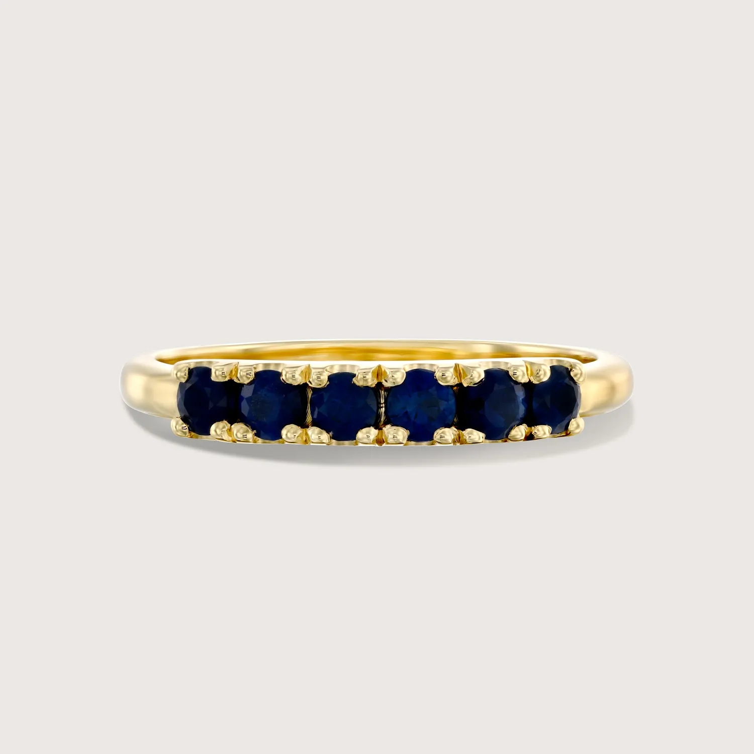 Medium Candy Gold Ring sapphire