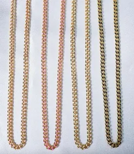 NEON CHUNKY CHAIN NECKLACE (3 COLORS)