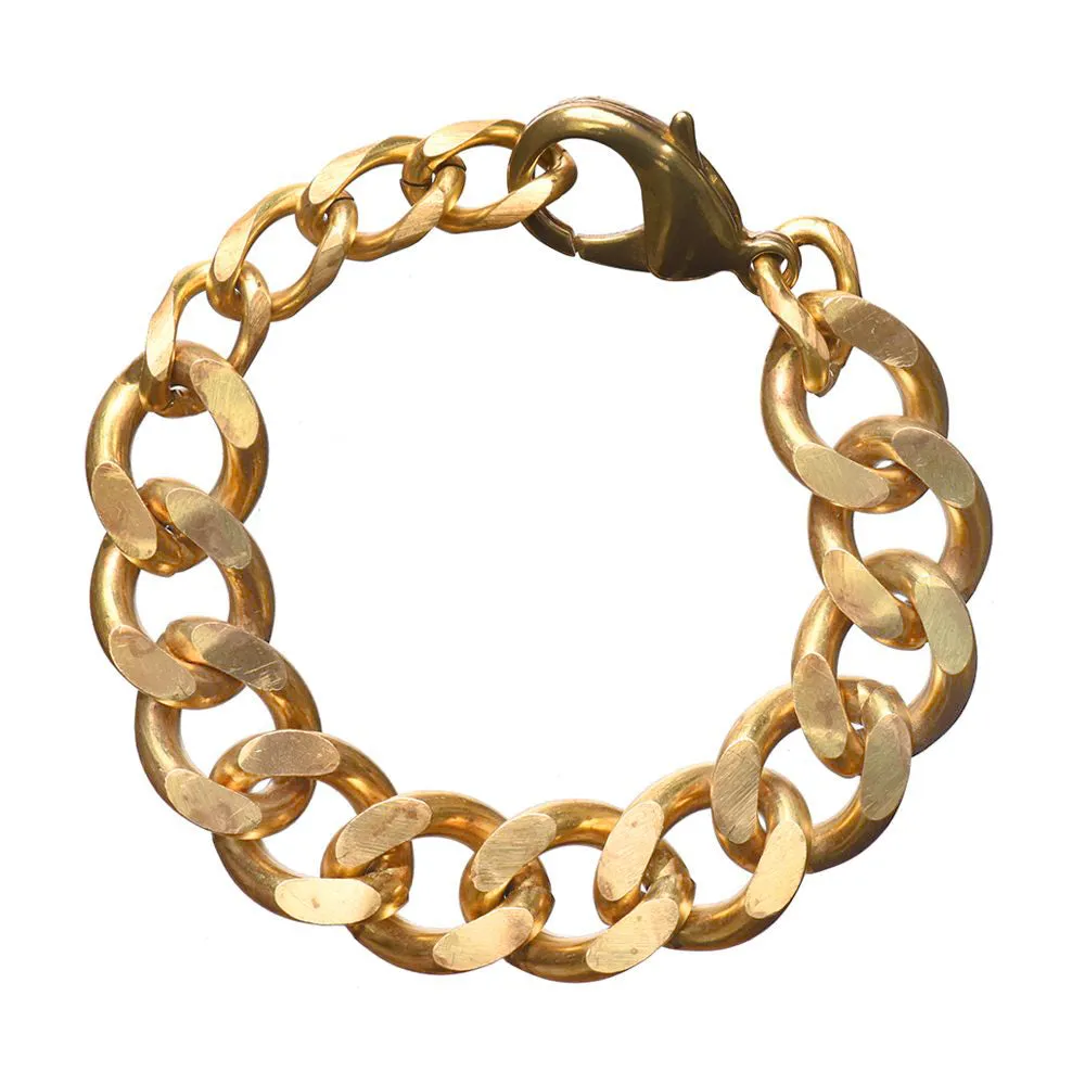 Stylish Chunky Chain Bracelet by Rey - Deluxe Statement Fashion Accessory